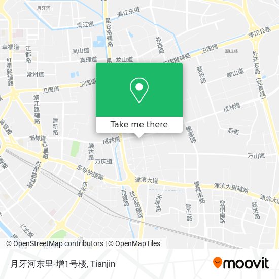 月牙河东里-增1号楼 map
