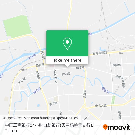 中国工商银行24小时自助银行(天津杨柳青支行) map
