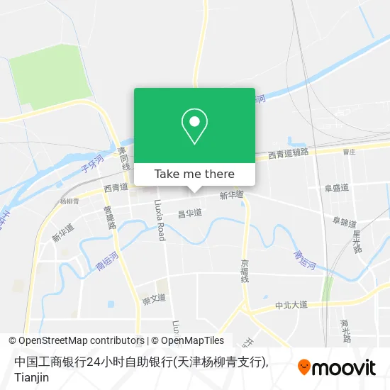 中国工商银行24小时自助银行(天津杨柳青支行) map