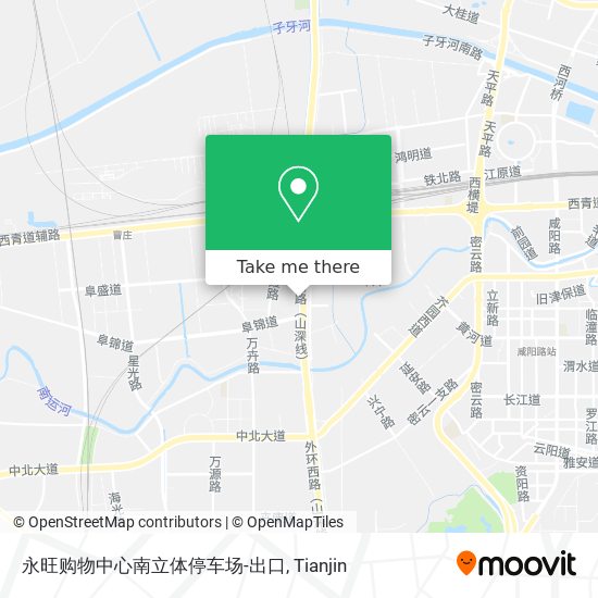 永旺购物中心南立体停车场-出口 map