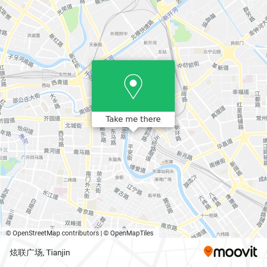 炫联广场 map