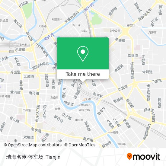 瑞海名苑-停车场 map