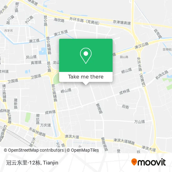 冠云东里-12栋 map
