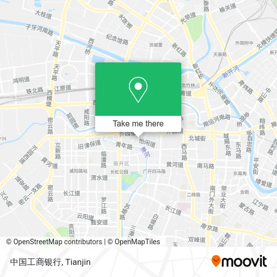 中国工商银行 map