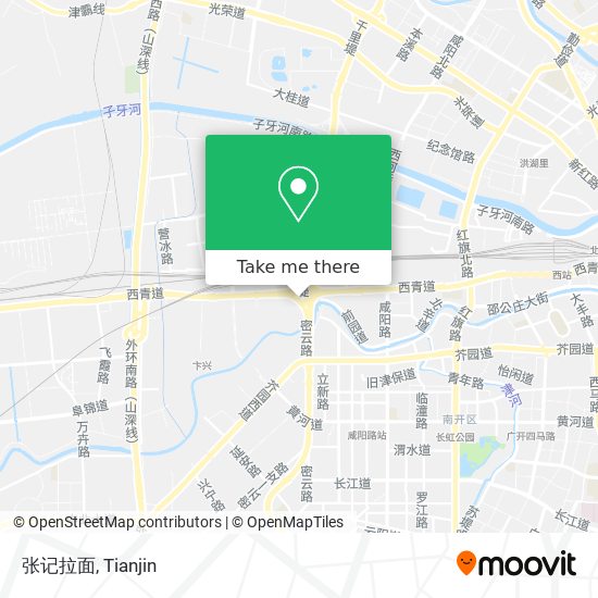 张记拉面 map