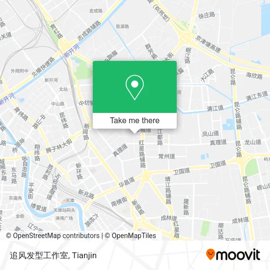 追风发型工作室 map