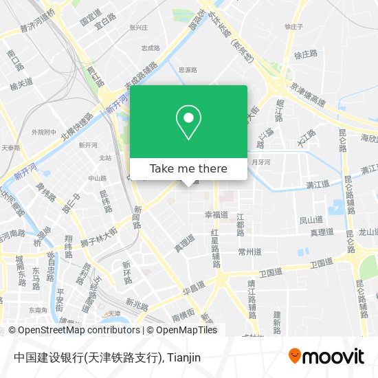 中国建设银行(天津铁路支行) map