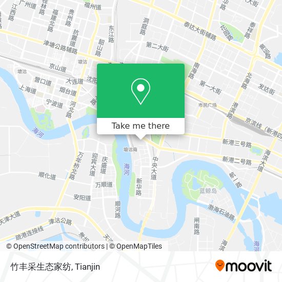 竹丰采生态家纺 map