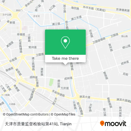 天津市质量监督检验站第41站 map