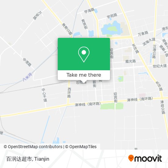 百润达超市 map