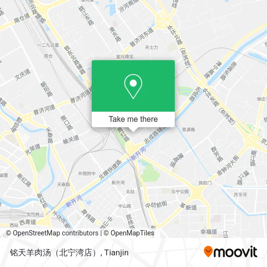 铭天羊肉汤（北宁湾店） map