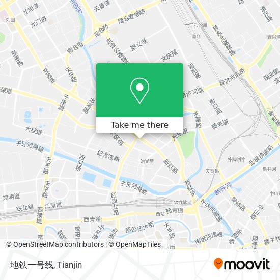 地铁一号线 map