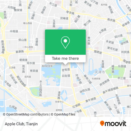 Apple Club map