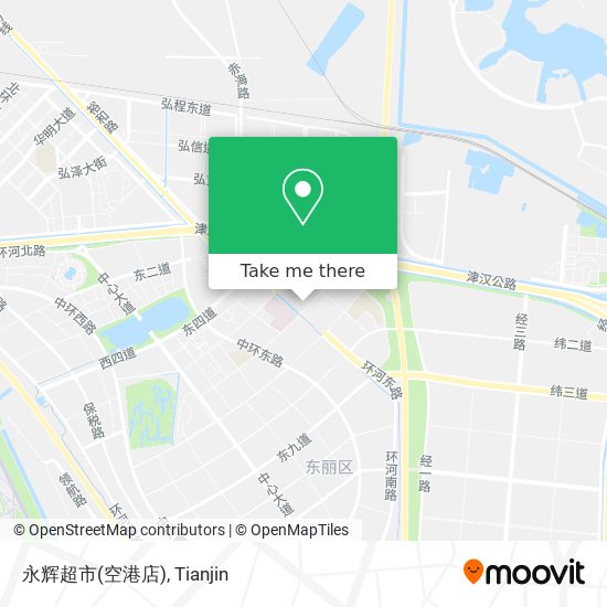 永辉超市(空港店) map