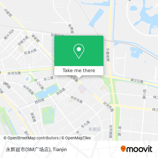 永辉超市(SM广场店) map
