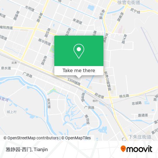 雅静园-西门 map