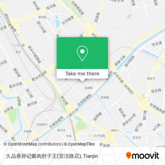 久品香孙记酱肉肘子王(宜洁路店) map