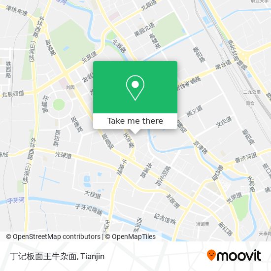 丁记板面王牛杂面 map