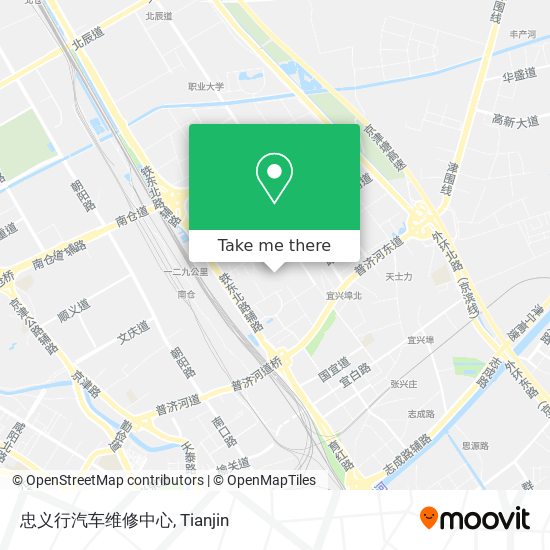 忠义行汽车维修中心 map