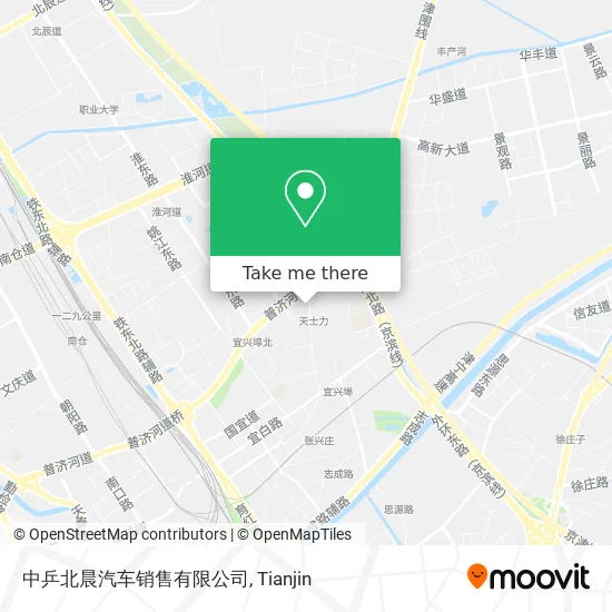 中乒北晨汽车销售有限公司 map