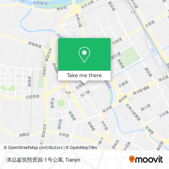 津品鉴筑熙景园-1号公寓 map