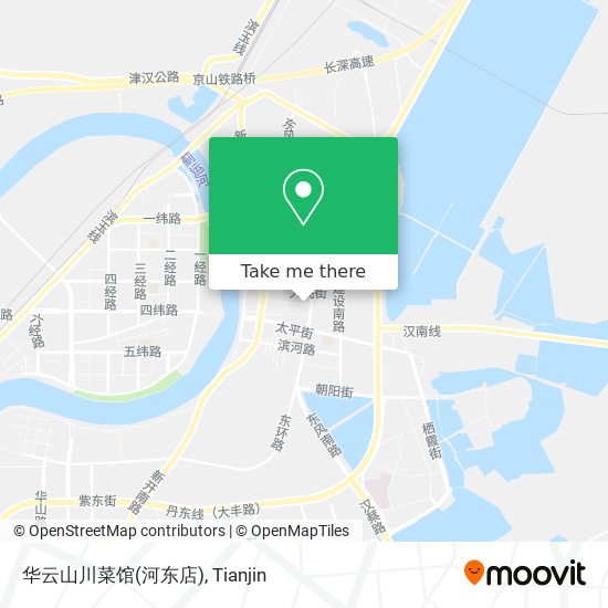 华云山川菜馆(河东店) map