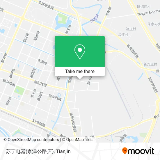 苏宁电器(京津公路店) map