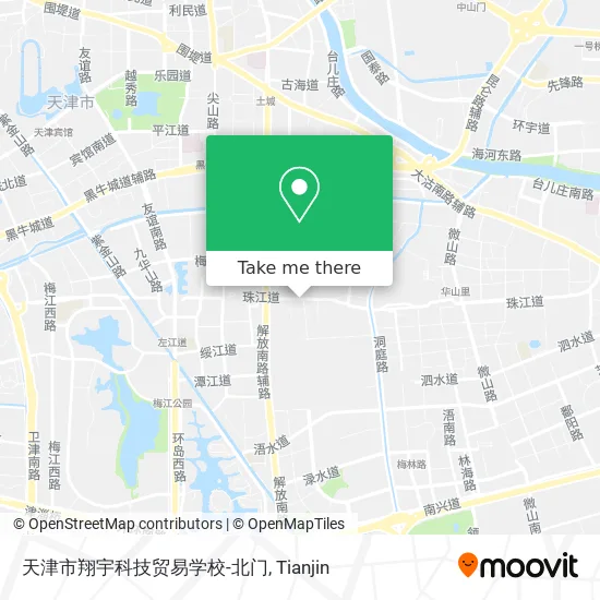 天津市翔宇科技贸易学校-北门 map