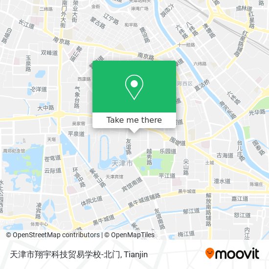 天津市翔宇科技贸易学校-北门 map