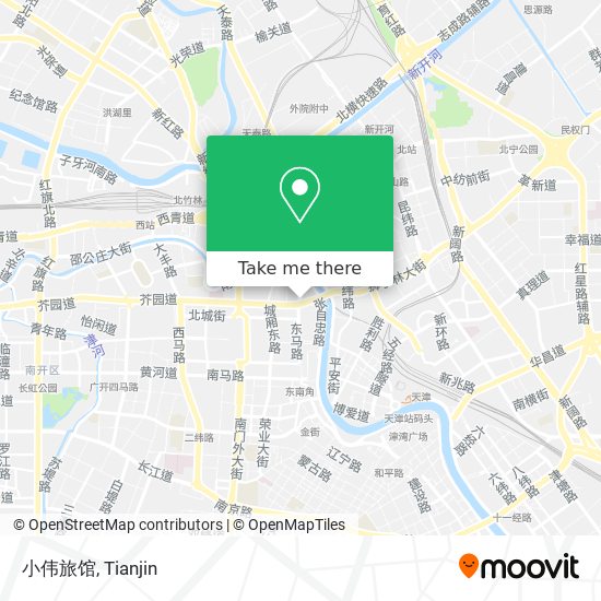 小伟旅馆 map