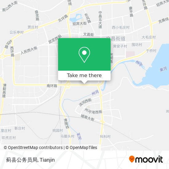 蓟县公务员局 map