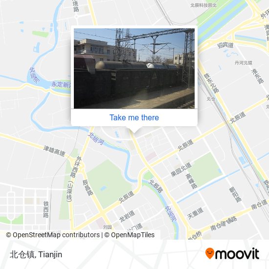 北仓镇 map
