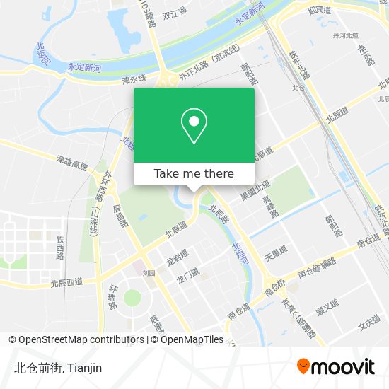 北仓前街 map