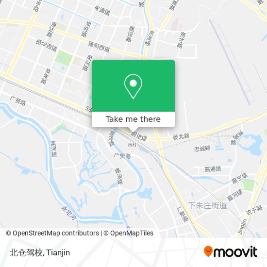 北仓驾校 map