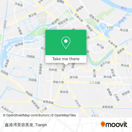 鑫港湾美容美发 map