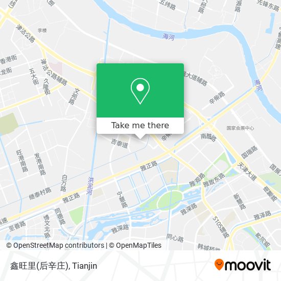 鑫旺里(后辛庄) map
