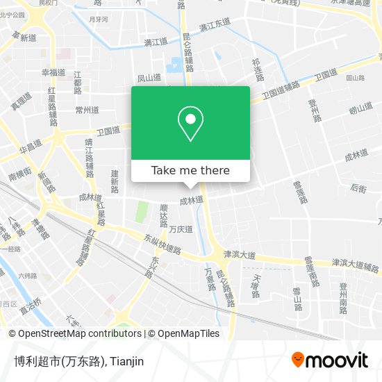 博利超市(万东路) map