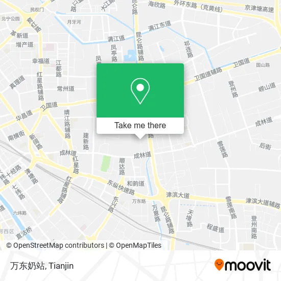 万东奶站 map