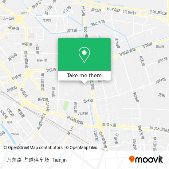 万东路-占道停车场 map