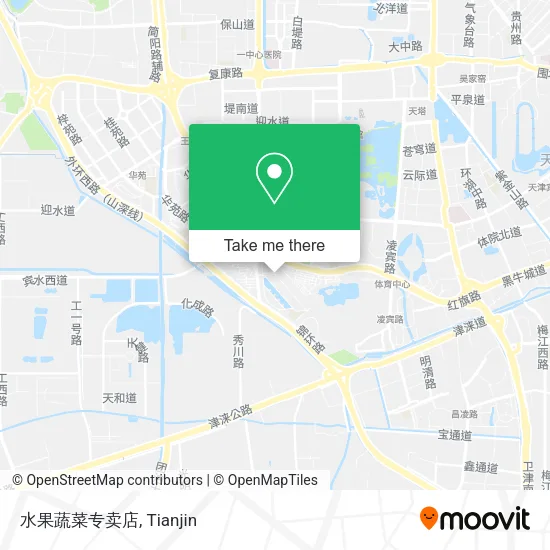 水果蔬菜专卖店 map