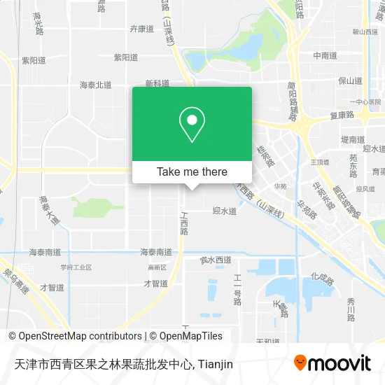 天津市西青区果之林果蔬批发中心 map