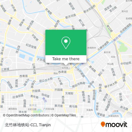 北竹林地铁站-C口 map