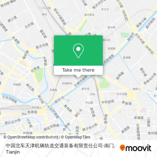 中国北车天津机辆轨道交通装备有限责任公司-南门 map