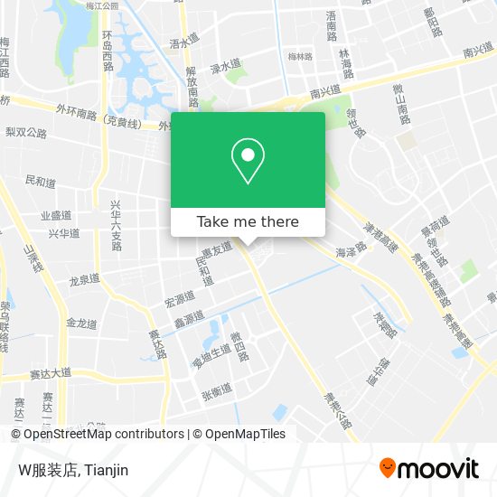 W服装店 map