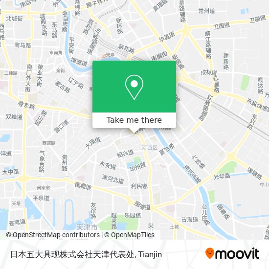 日本五大具现株式会社天津代表处 map