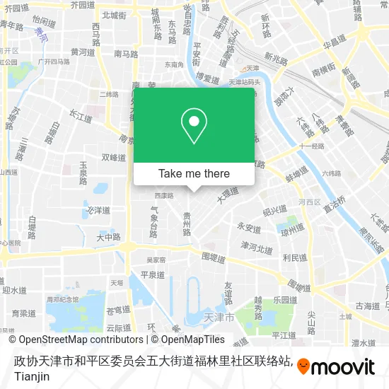 政协天津市和平区委员会五大街道福林里社区联络站 map