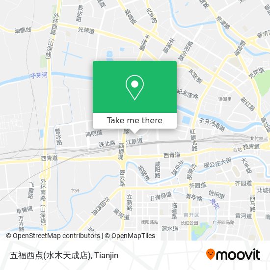 五福西点(水木天成店) map