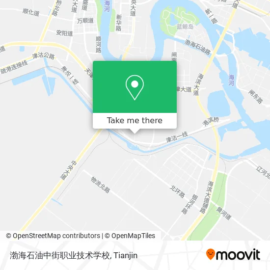 渤海石油中街职业技术学校 map