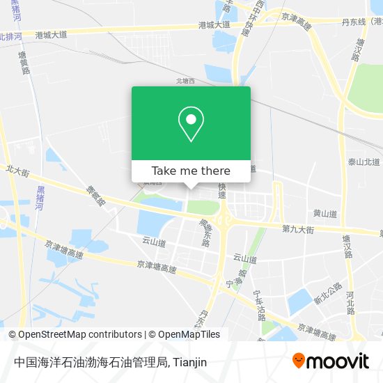 中国海洋石油渤海石油管理局 map