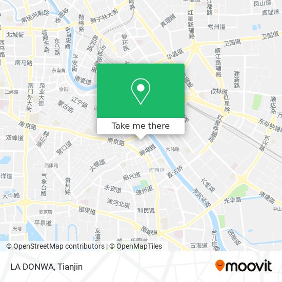 LA DONWA map